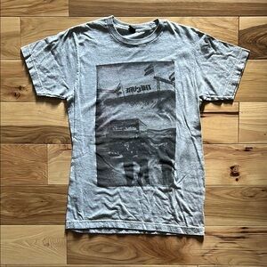 The Cure - graphic tee. Gray, size small.
